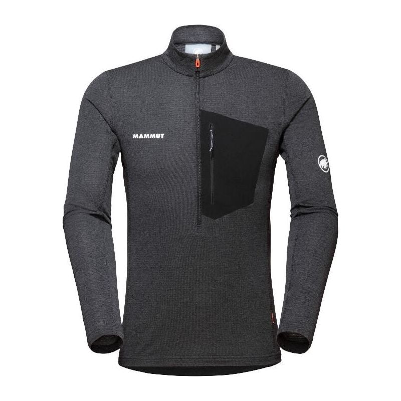 Capa intermedia para hombre Mammut Aenergy Light ml Half Zip Pullover (black-phantom)