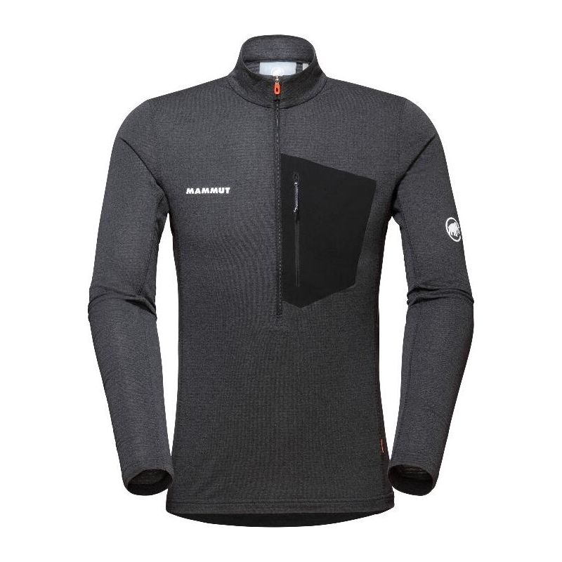 Couche intermédiaire MAMMUT Aenergy Light Ml Half Zip Pull (black-phantom) homme