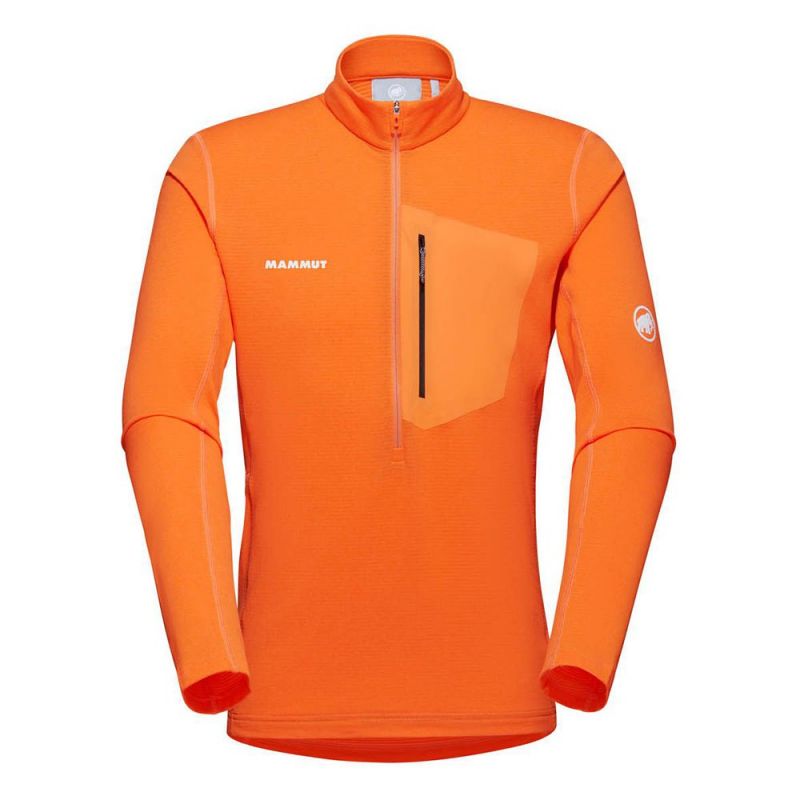 Midlayer Mammut Aenergy Light Ml Half Zip Pullover (mandariini) mies