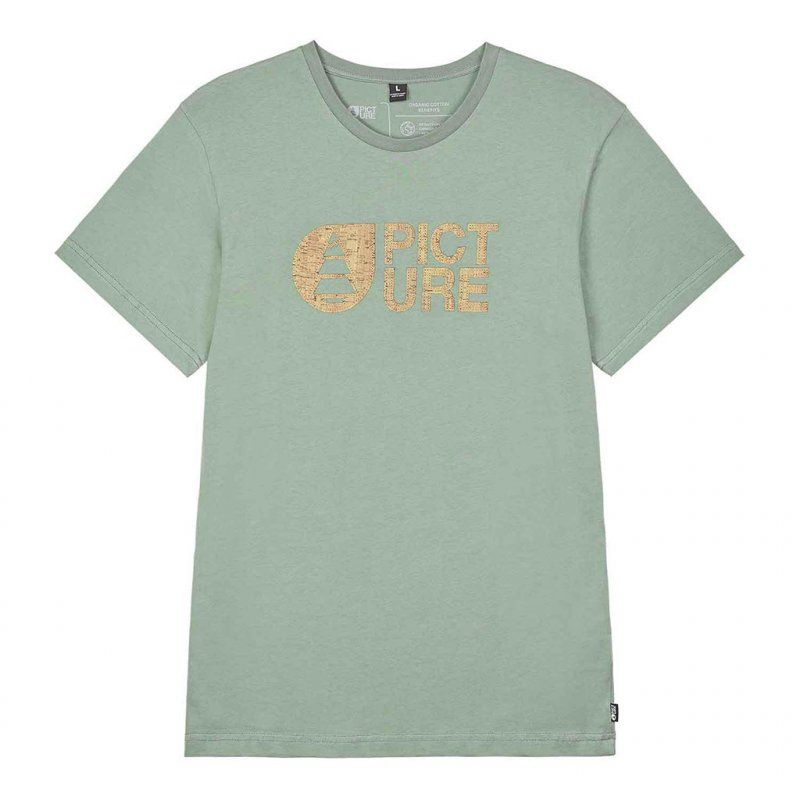 T-shirt Picture Heren Basement Cork Tee (Groene spray)