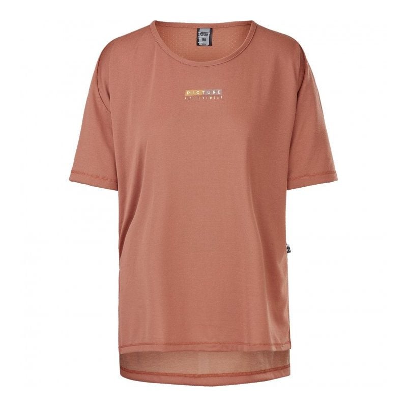 T-shirt Picture Kiersi SS Tech Tee (Cedar Wood) Dames