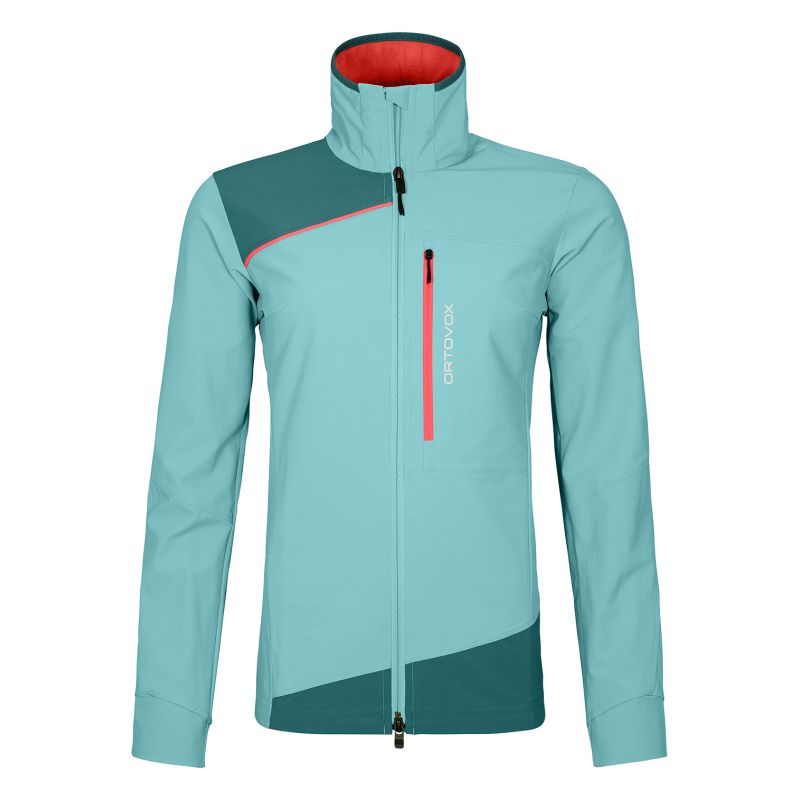 Dames softshell jas Ortovox Pala Light Jacket W (ijswaterval)