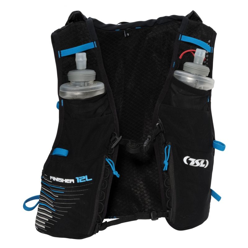 Trail bag TSL Finisher 12L + flasks (blue)