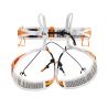PETZL Vliegengordel (zwart/oranje)