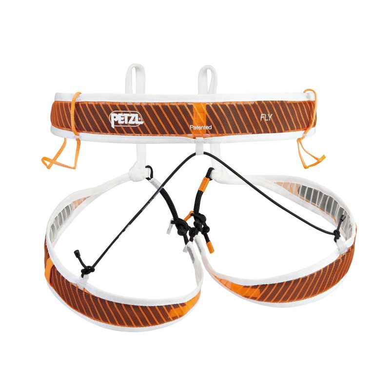 Sicherheitsgurt PETZL Fly (schwarz/orange)