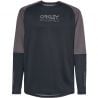 Oakley MAILLOT PILOT FACTORY MTB LS II (NEGRO/HIERRO FORJADO)