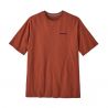 T-shirt Patagonia P-6 Logo Responsibili-Tee (korallkvarts) man