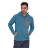 M's R1 Air Full-zip Hoody Wavy Blue