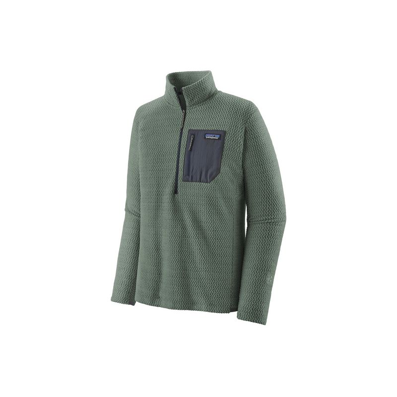 Polaire PATAGONIA R1 Air Zip Neck (Hemlock Green) homme