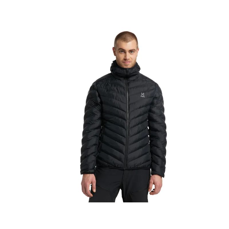 Men's HAGLOFS Särna Mimic Hood (True Black) down jacket