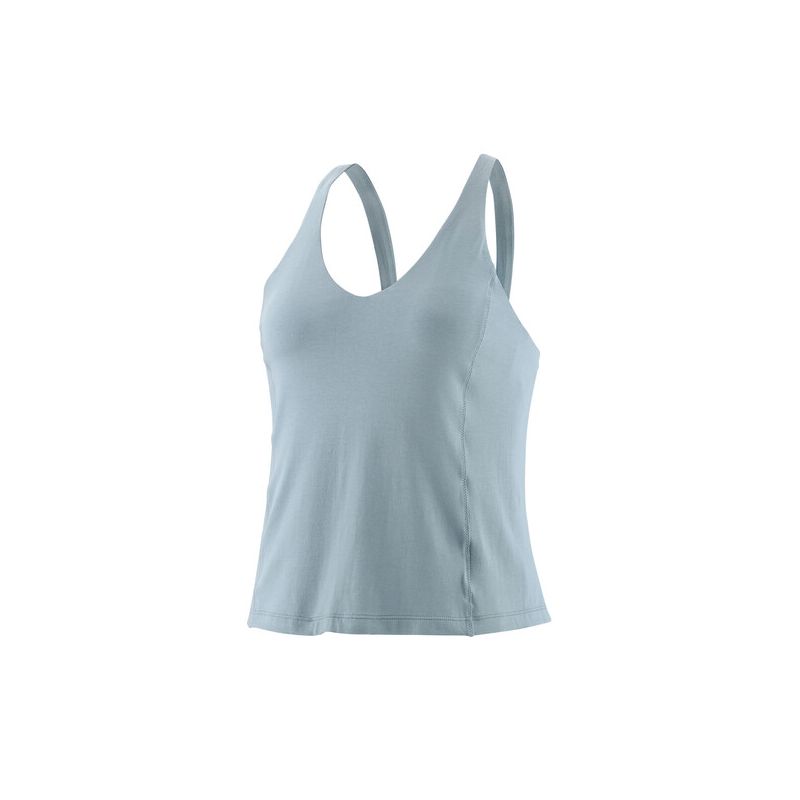 Camiseta de tirantes Patagonia Tadra (azul vapor) mujer