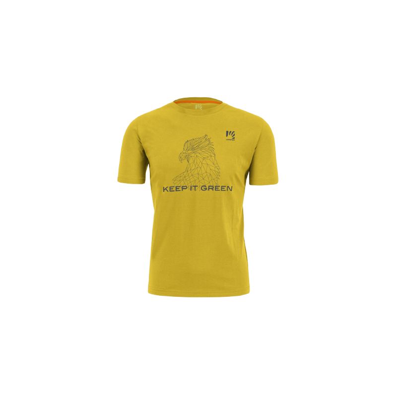 Miesten tekninen T-paita Karpos Botton D oro (Lemon Curry)