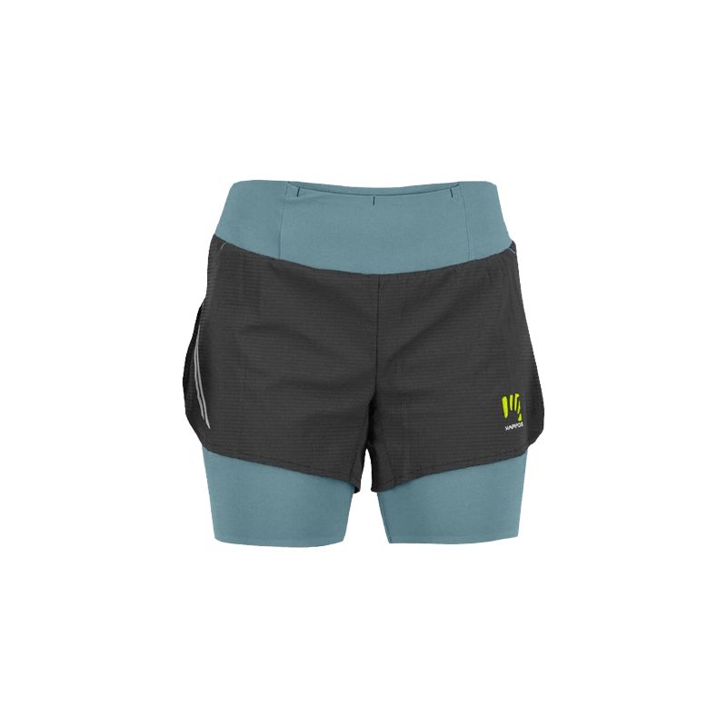 Pantalones cortos de mujer Karpos Cengia (lago de primavera/negro)