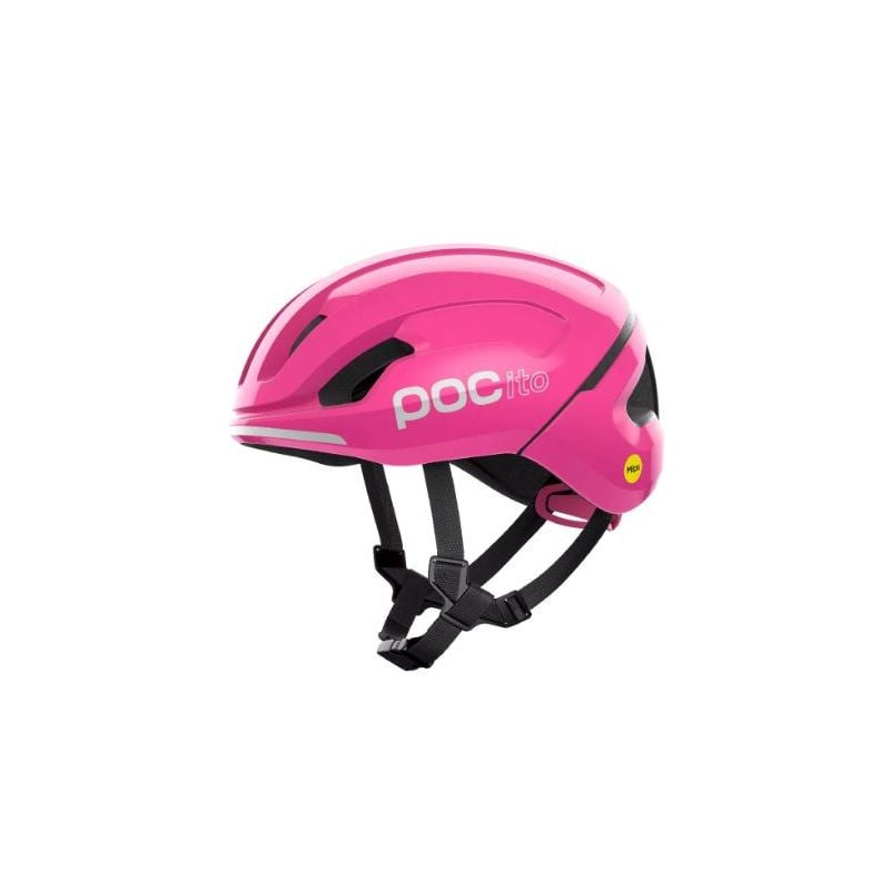 Poc POCito Omne MIPS (fluoresoiva vaaleanpunainen) Lasten pyöräilykypärä (Fluorescent Pink)
