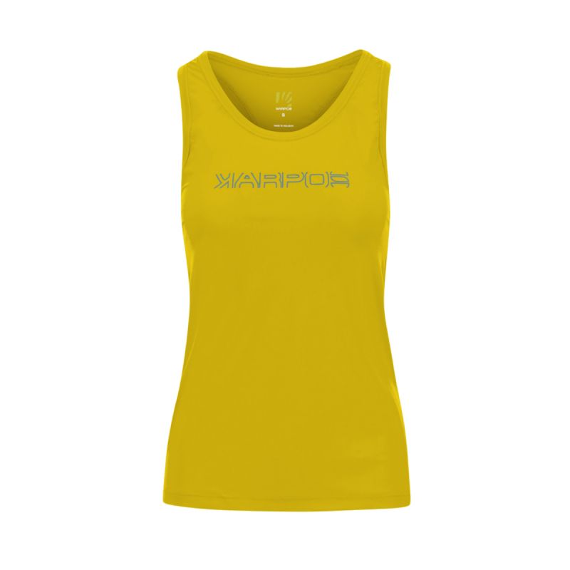 Karpos Quick Top Tanktop (lemon curry/adriatic blue) Damen