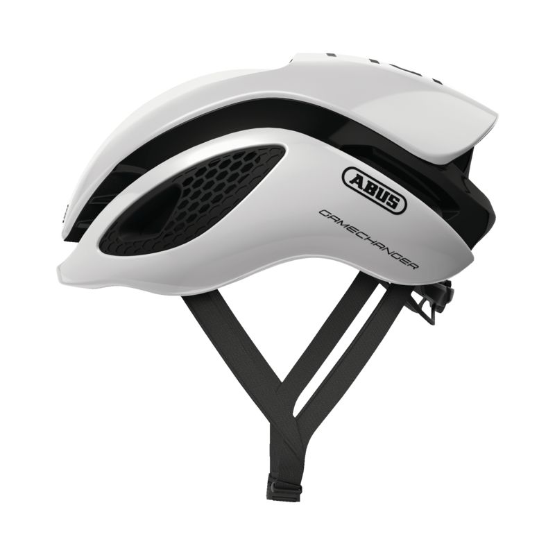 Landeveissykkelhjelm Abus GAMECHANGER (Polar White)