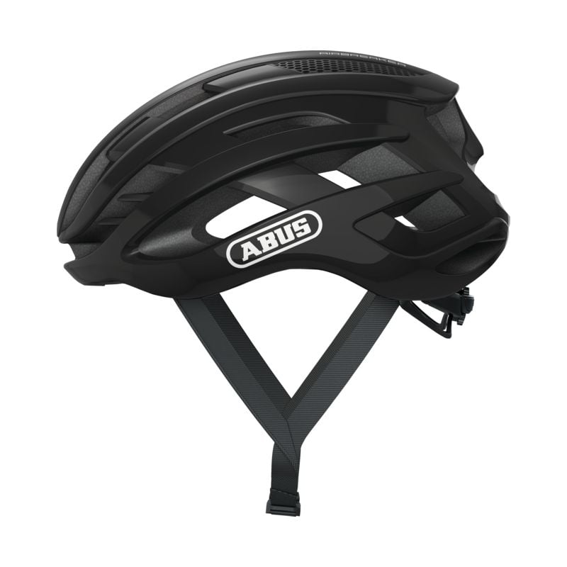 Cykelhjelm Abus AIRBREAKER (skinnende sort)