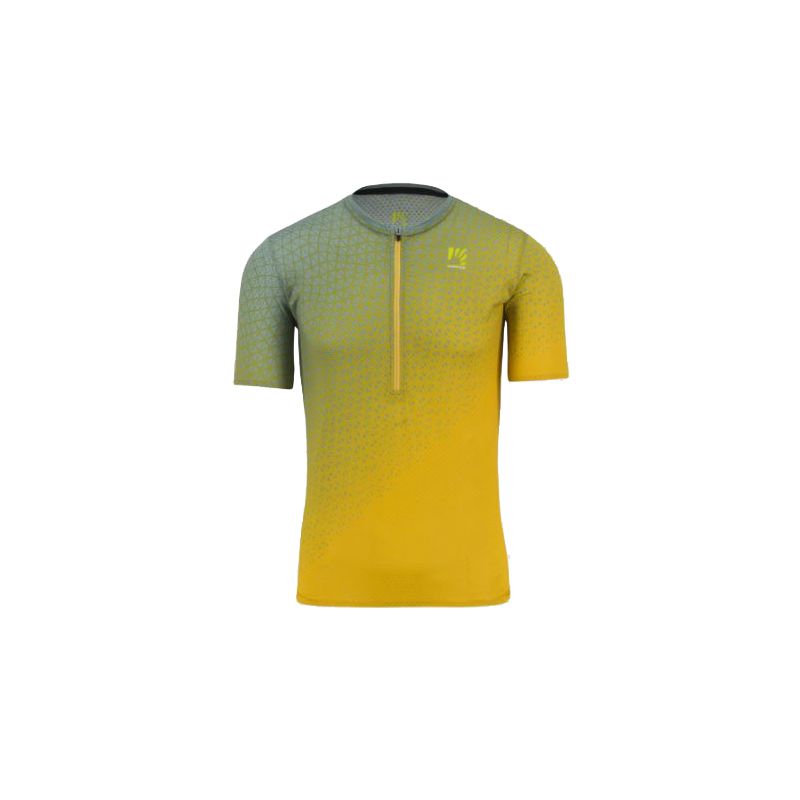 T-skjorte Karpos Lavaredo Ultra tech (sitronkarri/mørk skifer) mann