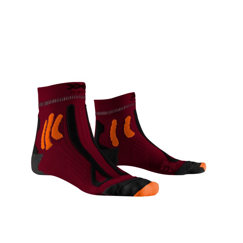 Calcetines X-SOCKS Trail Run Energy 4.0 para hombre (rojo namib/naranja trick)