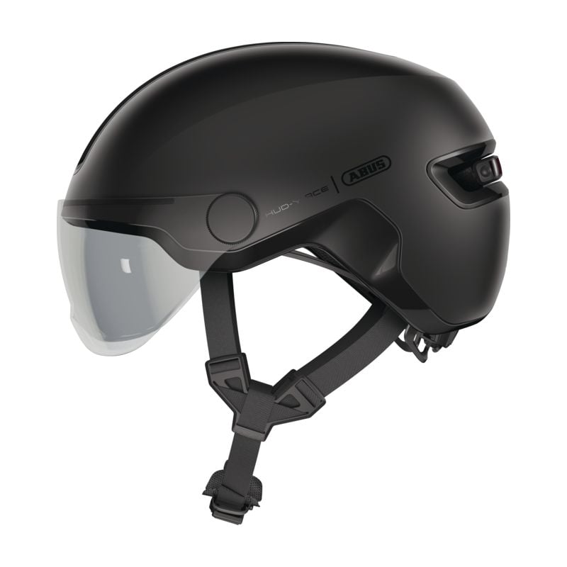 Urbaani pyöräilykypärä Abus HUD-Y ACE (Velvet Black)