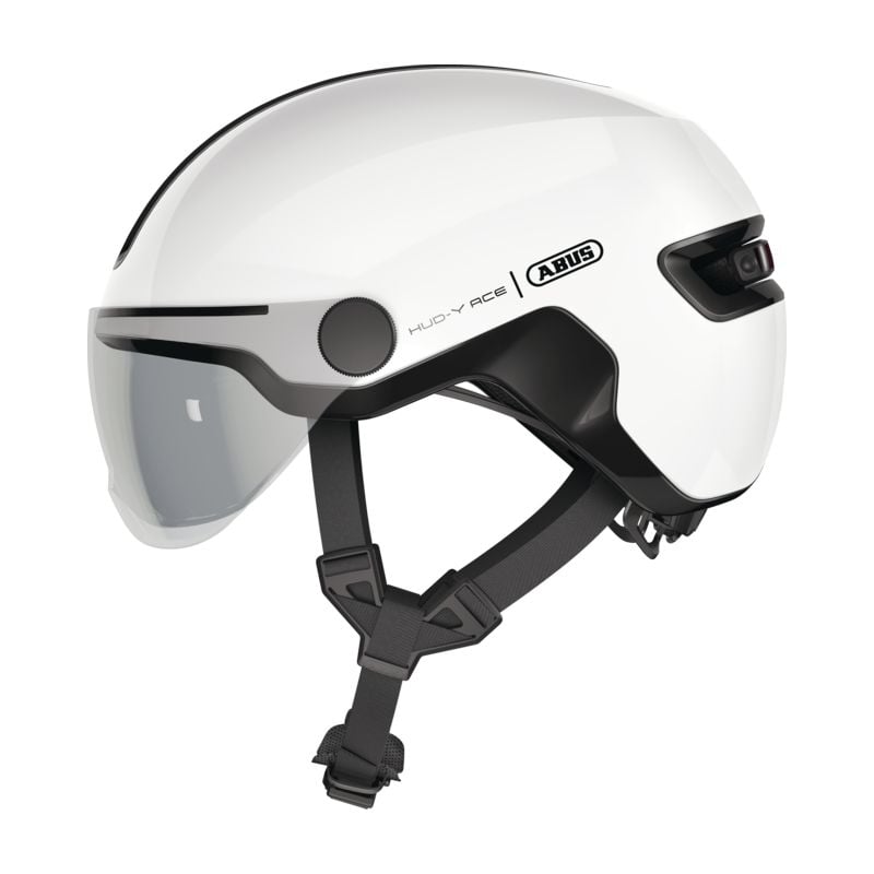 Urban Bike Helm Abus HUD-Y ACE (Shinny White)