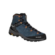 Wanderschuhe Salewa MS ALP TRAINER 2 MID GTX (Dark Denim/Fluo Orange) Mann