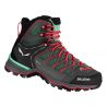 Chaussures de randonnée Alpine Salewa MTN TRAINER LITE MID GTX (Feld Green Fluo Coral) Femme
