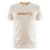 T-shirt trail running Craft Core Essence Logo Tee M (ECRU) man