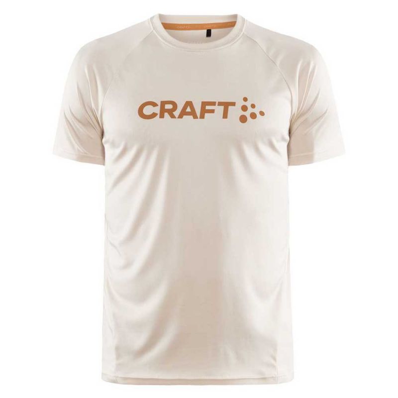 Trail running T-shirt Craft Core Essence Logo Tee M (ECRU) man