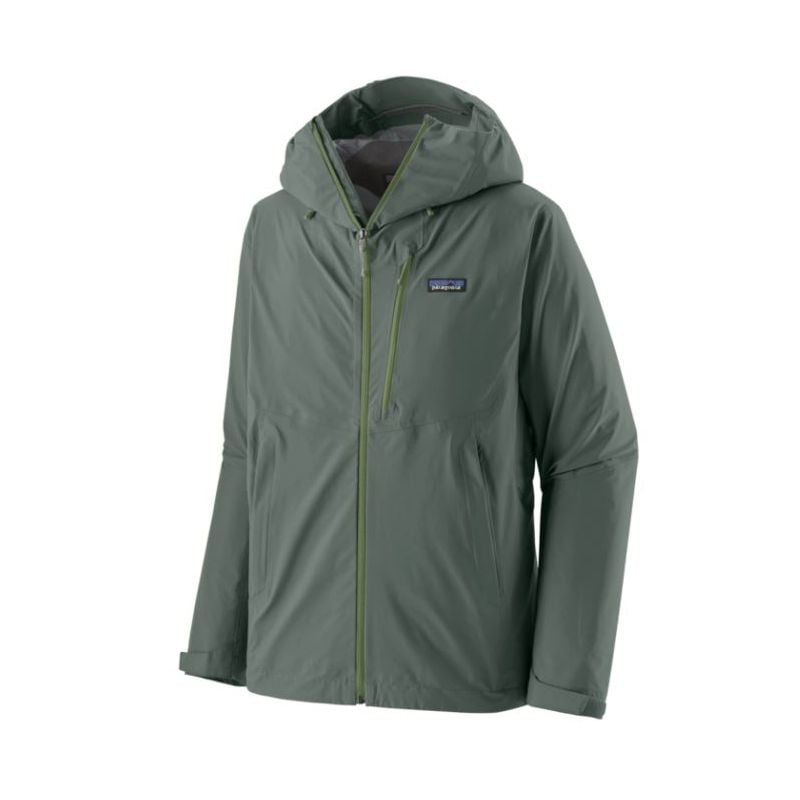 Giacca impermeabile da uomo Patagonia Granite Crest (verde hemlock)