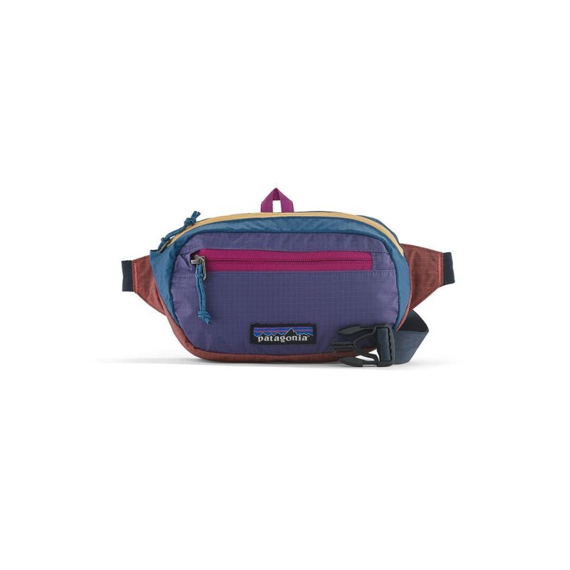 Saccoche Patagonia Ultralight Black Hole Mini Hip Pack (Patchwork: Coral)