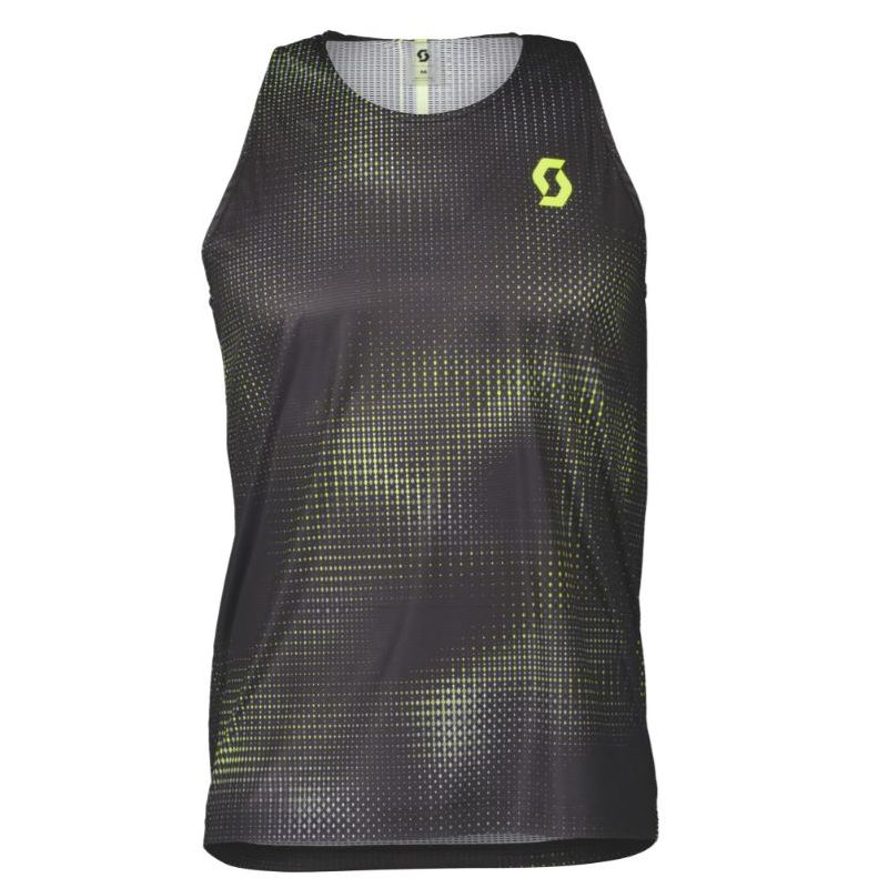 Tank top Scott RC Run (musta keltainen) mies