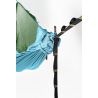 Ticket To The Moon Original Pro Hammock Aqua (325 x 200 cm Original Hammock incl. mosquitera verde con cremallera y borde de UHM