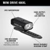 Lezyne MINI DRIVE 400 (BLK/HI GLOSS)