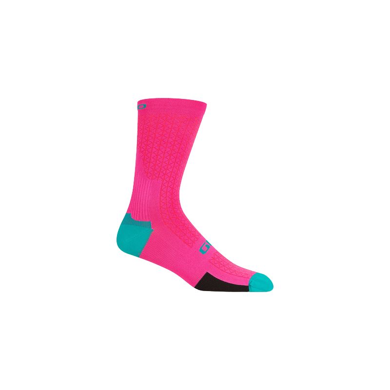 Giro HRC TEAM Fahrradsocken (SCRM TL/NEO PINK)