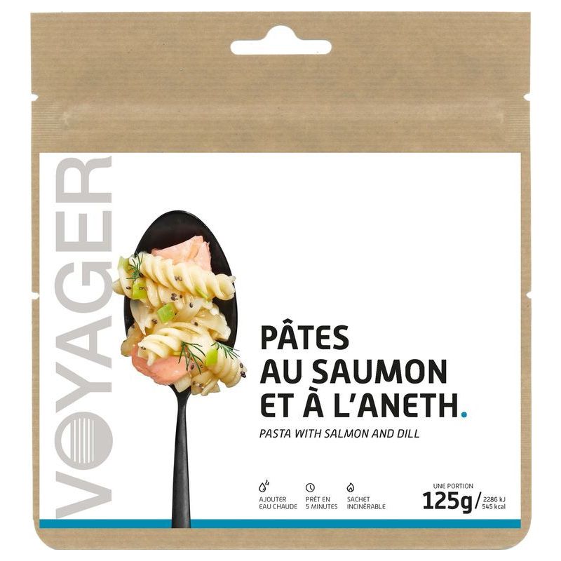 Pâtes au saumon et à l'aneth VOYAGER