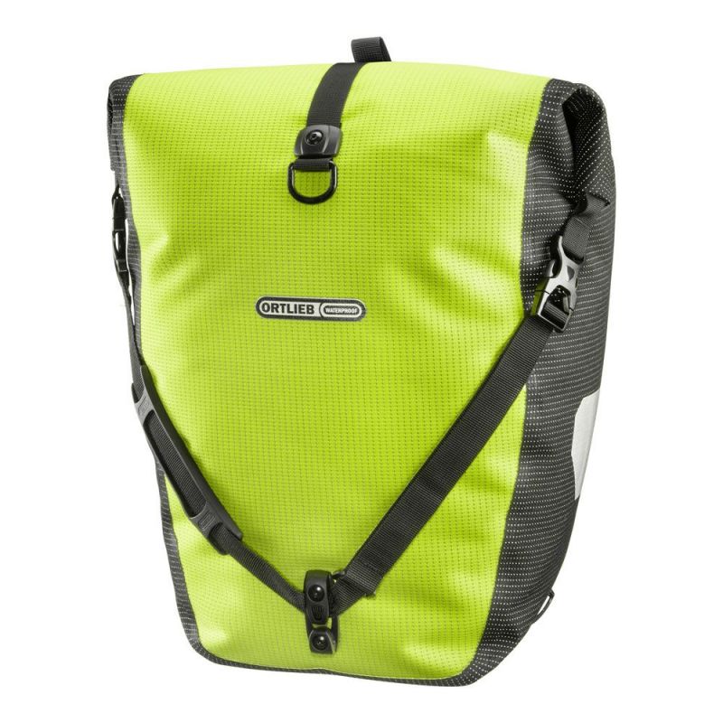 Bag Ortlieb Back Roller High Visibility 20L (neongul - sort)