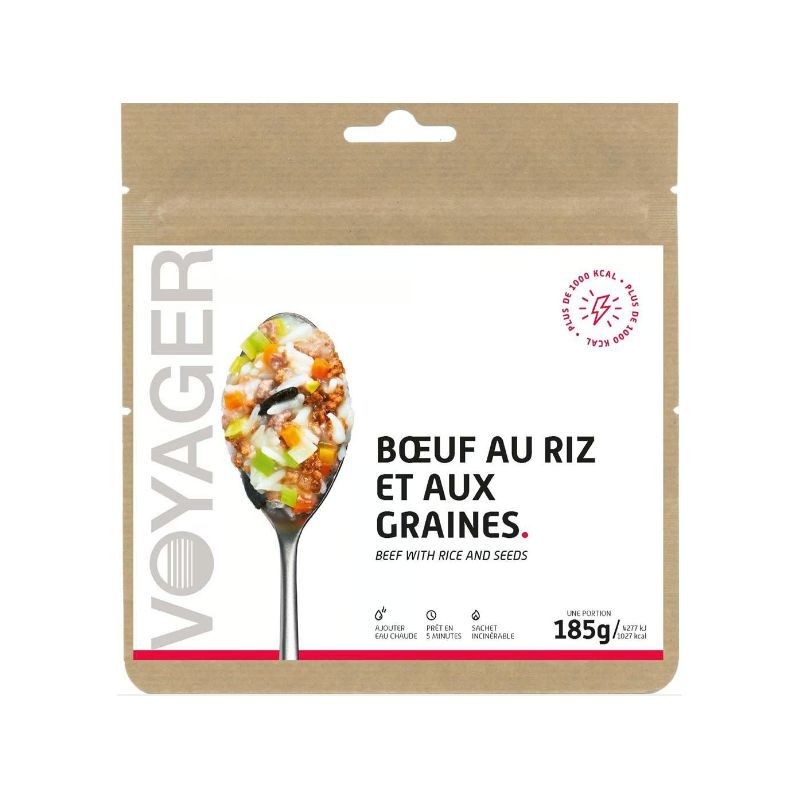 Biff med ris og frø + 1000 kcal Voyager