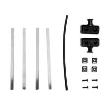 Kit adaptador Ortlieb Quick Rack Seat Stay (negro)