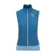 KARPOS Lavaredo mouwloos jack (blauw atol/sky captain) dames