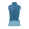 KARPOS Lavaredo mouwloos jack (blauw atol/sky captain) dames