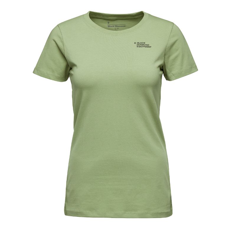T-paita Black Diamond Desert to Mountain Tee (vihreä tee) Naisten