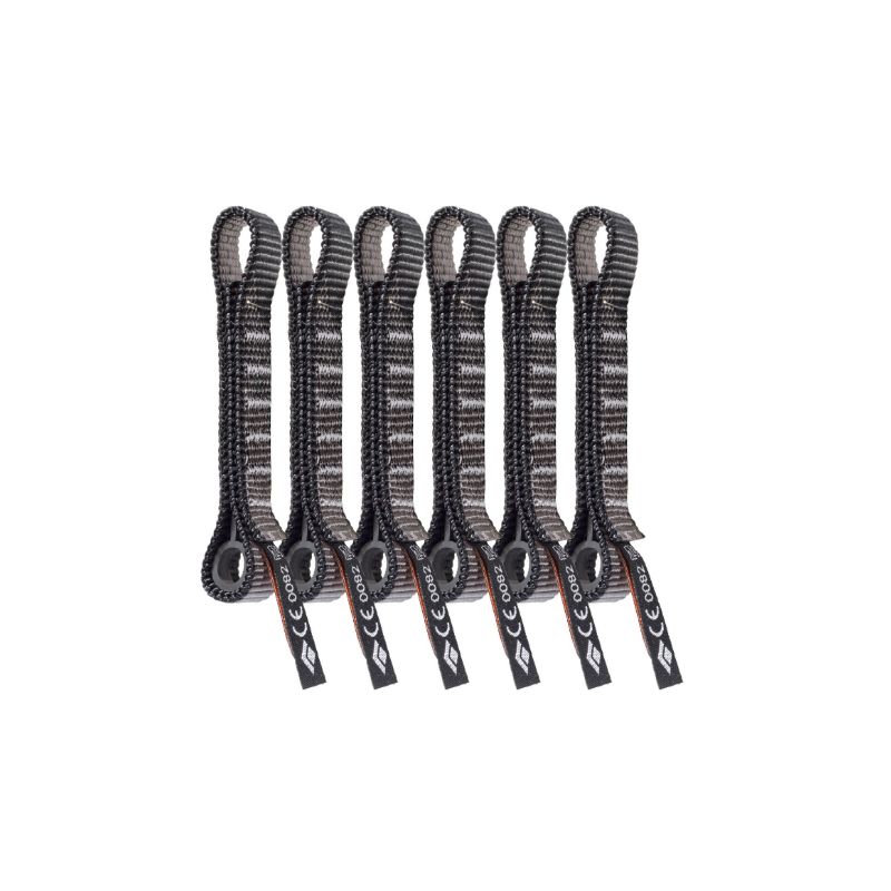 Sangles pour dégaines BLACK DIAMOND Standard DogBone 12cm - 6 PCK
