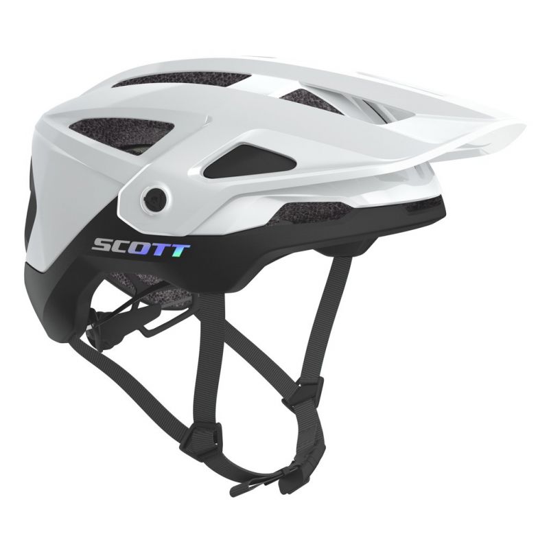 MTB-hjelm Scott Stego Plus-hjelm (hvid blank sort)