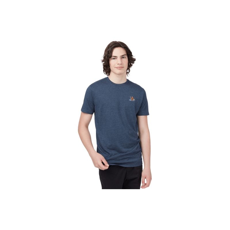 T-shirt Tentree SASQUATCH (MOONLIT OCEAN HEATHER) man