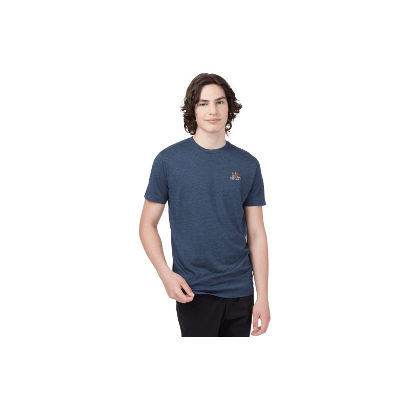 Tentree SASQUATCH (MOONLIT OCEAN HEATHER) t-skjorte for menn