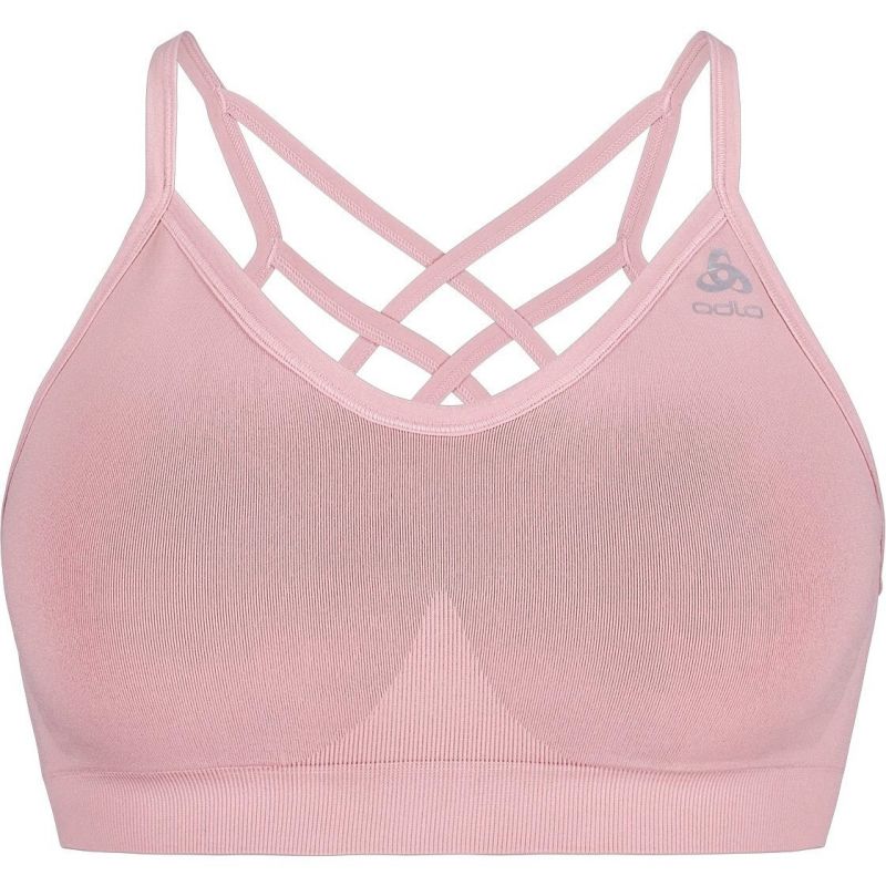 BH til kvinder Odlo Seamless Soft (lys mauve - grå melange)
