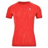 Odlo T-shirt crew neck s/s ZEROWEIGHT CERAMIC (zwart - space dye)