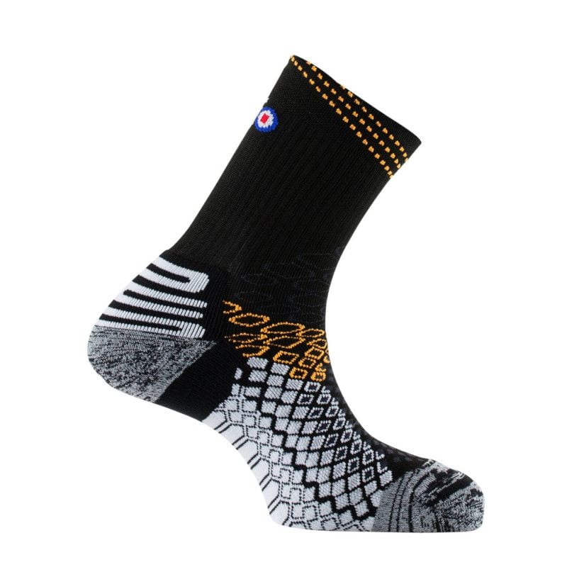 Calzini da trail Thyo PRO TRAIL GREEN (NERO / BIANCO)