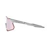 100% HYPERCRAFT XS (Gris Piedra Mate - HiPER Crimson Silver Mirror Lens)